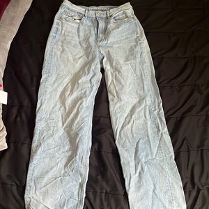 American eagle jeans light wash size women 10 regular